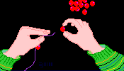 stringing beads ©ejm2000 (animated gif 8.59kb)