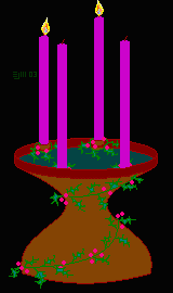 Advent wreathe 2nd Sunday  ©ejm2003 (animated gif)