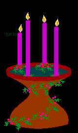 Advent wreathe 4th Sunday ©ejm2003 (animated gif)