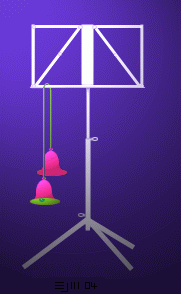 music stand with bells (©ejm2004)