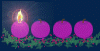  1st Sunday in Advent candles ©ejm2006