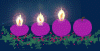  3rd Sunday in Advent candles ©ejm2006