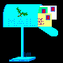 North Pole mailbox ©ejm98 (animated gif 2.34kb)