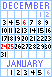 Adv/Chr calendar 2000/01 ©ejm (gif 558bytes)