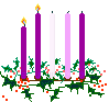 2nd Sunday in Advent candles ©ejm2010 NON-animated