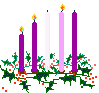 3rd Sunday in Advent candles ©ejm2010 NON-animated