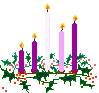 Christmas Eve/Day candles ©ejm2010 NON-animated
