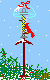 cardinal at birdfeeder ©ejm (animated gif 1.84kb)