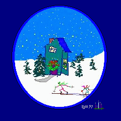 Christmas house gif 14.1kb