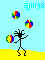 juggle (multicoloured balls) -©ejm98 animated gif(1.05kb)