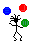 juggle transparent background (single colour balls) -©ejm99 animated gif(1.71kb)