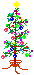 Christmas tree ©ejm (animated transparent gif 1.51kb)