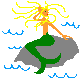 mermaid on transparent background -©ejm99 animated gif(4.04kb)