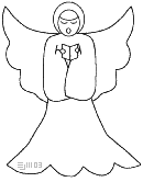 singing angel with book - ©ejm2003
