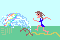 kid playing in sprinkler ©ejm99 (animated gif 3.29kb)