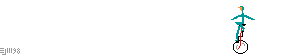 unicycle -©ejm98 animated gif(18.0kb)
